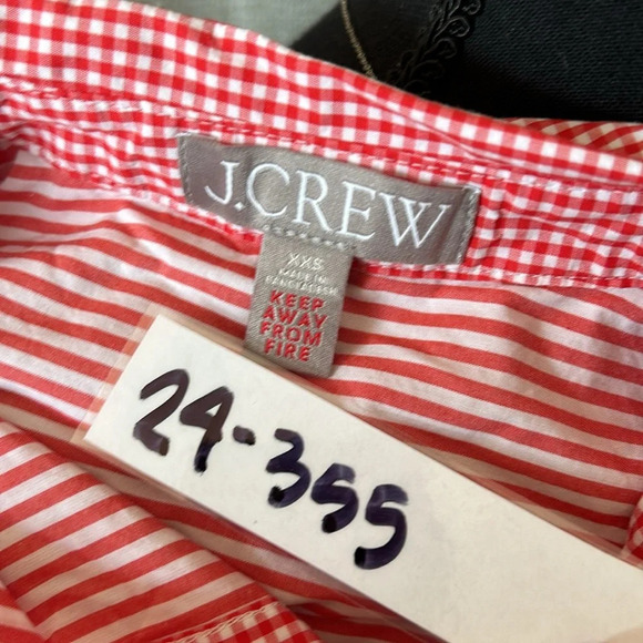 Pink J. Crew Sleep Button Up - Picture 4 of 4